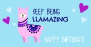 Happy Birthday - Lama